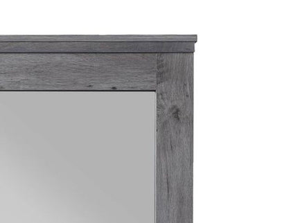 Vidalia - Rustic Mirror - Gray / Oak