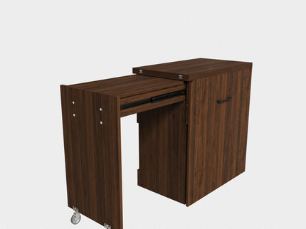 Folding Desk With Mirror And Storage Stol For Bedroom