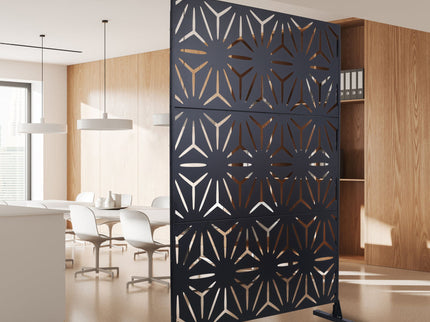 Outdoor & Indoor Metal Privacy Screen, Freestanding Decorative Panels