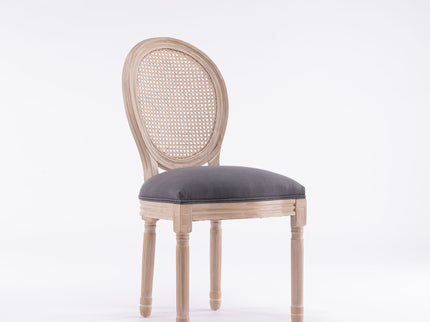 French Country Dining Chairs & Round Back (Set of 2)