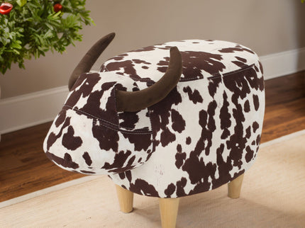 Cow Shaped Ottoman Footstool