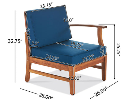 Perla - 6 Pieces Sofa Set