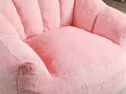 Beanbag Chair, Beanbag Sofa Chair With Armrests Stuffed High Density Foam