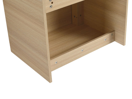 Mounted Bathroom Vanity With Art Sink, 1 Storage Shelf, Soft Close Door