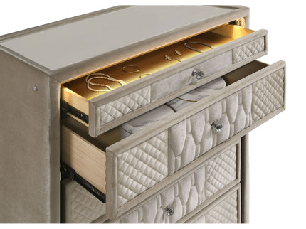 Mika - 5 Drawer LED Chest