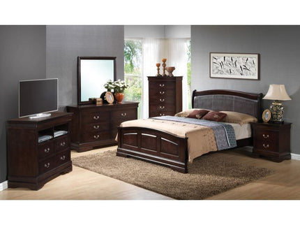 Panel Sleigh Bed Elegantly Crafted