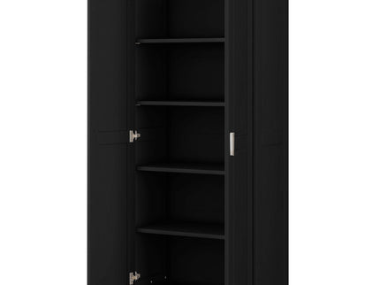 Storage Cabinet With Adjustable Shelves, 2 Doors, Rectangle Design For Bathroom