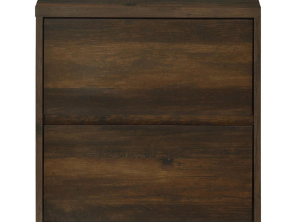 Geary - 2 Drawer Nightstand With LED Lights And USB Charging Ports