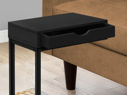 Accent Table, C - Shaped Contemporary Elegant Desig