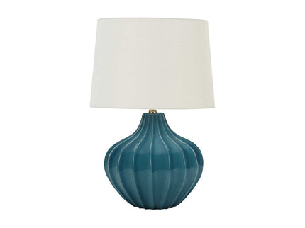 Lighting, Table Lamp, Ceramic, Transitional - Blue