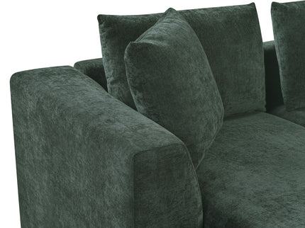 Modern L Shaped Sectional Sofa With Upholstery And Wooden Storage