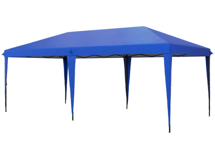 Outsunny - 10' x 19.2' Pop Up Canopy Tent, Heavy Duty Tent For Parties, Outdoor Instant Gazebo Sun Shade Shelter With Carry Bag For Catering, Events, Wedding, Backyard Bbq