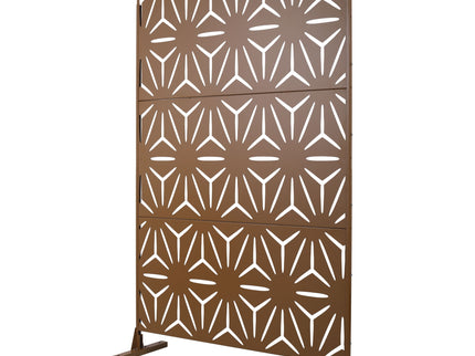 Outdoor & Indoor Metal Privacy Screen, Freestanding Decorative Panels