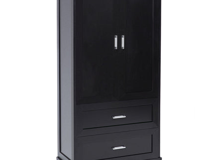 Tall Bathroom Storage Cabinet With 2 Doors And Drawers, Adjustable Shelf