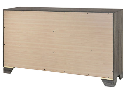 Funston - 6 Drawer Dresser Cabinet - Brown Oak
