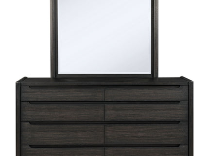 Bangor - 8 Drawer Dresser With Mirror Set - Black
