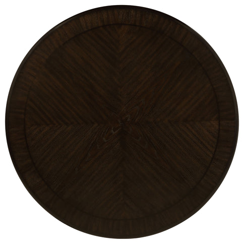Fulton - 5 Piece Dining Table Set With Upholstered Chairs - Dark Brown