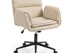 Beige / Faux Leather