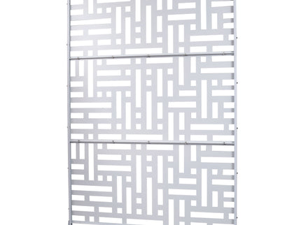 Decorative Freestanding Metal Privacy Screen For Indoor & Outdoor Use