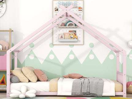 Metal House Bed