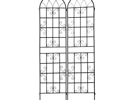 Metal Garden Rustproof Trellis For Climbing Plants Outdoor Flower Support