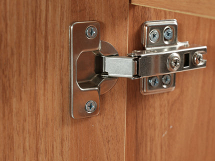 Bathroom Vanity With Sink, Minimalist Design, 45 Degrees Free Handle Doors - Antique Natural