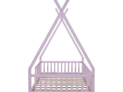 House Shaped Design Bed With Fence