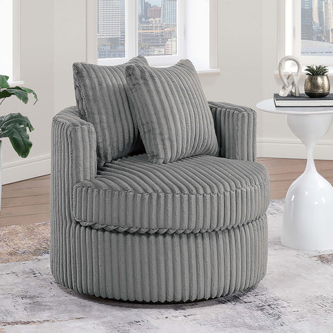 Swivel Upholstered Accent Chair For Living Room