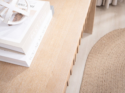 Modern Console Table With 4 Drawers, Entryway Table