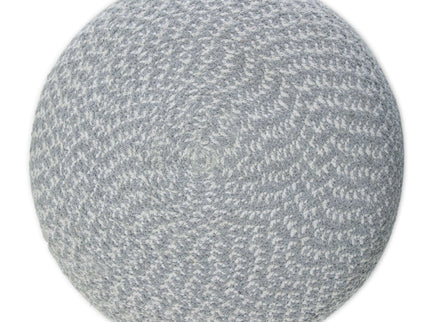 Bayley - Versatile Round Braided Pouf