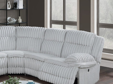U-Shaped Sectional Sofa With Console Cup Holder, Storage Drawer, Manual Reclining