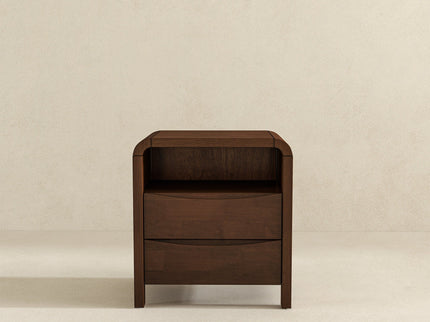 Lionel - Nightstand 2 Drawer - Brown