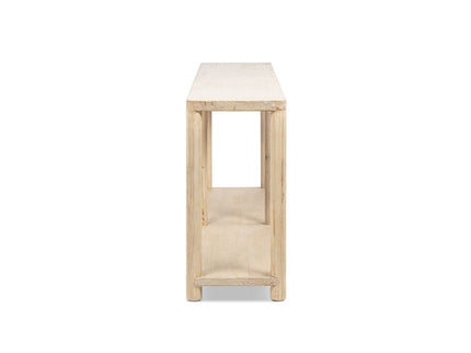 Milo - Console Table With Lower Shelf - Natural