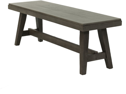 Dining Room Bench - Gray / Gray