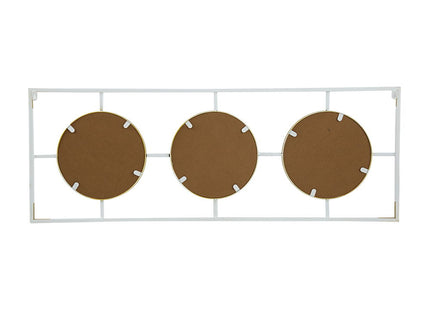 3 Mirror Piece Wall Mirror InRectangular Frame, Home Wall Decor For Bedroom Living Room