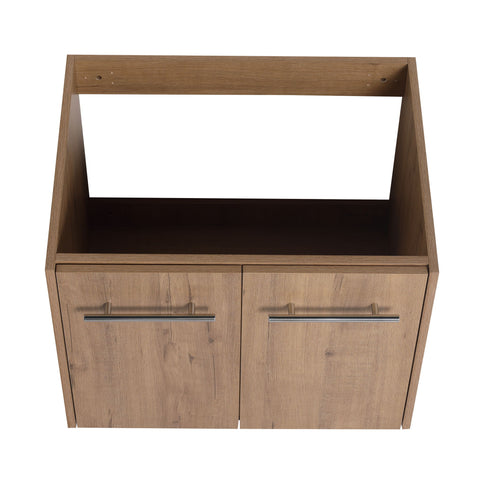 Modern Floating Bathroom Vanity With Resin Sink, Soft Close Doors