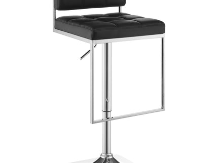 Adjustable Bar Stool, Height-Adjustable For Modern Dining Spaces