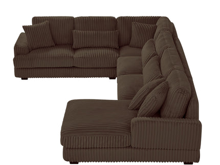 Oversized Sectional Sofa U - Shaped Sofa Couch Modern Sofa Upholstered In Soft With A Chaise Lounge For Living Room