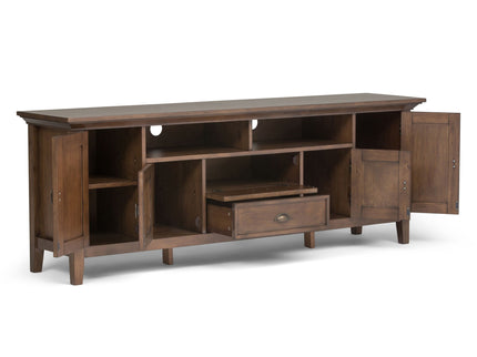 Redmond - TV Media Stand - Rustic Natural Aged Brown