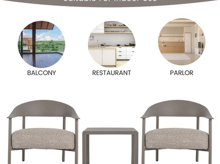 Furniture Set With Seat Cushions, Sturdy And Durable