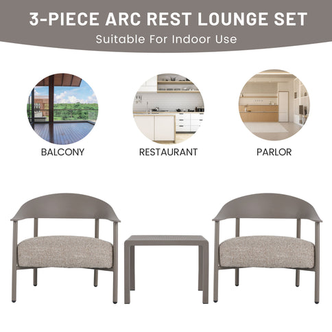 Furniture Set With Seat Cushions, Sturdy And Durable