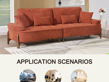 Comfortable Deep Seated Sofa With Pillows