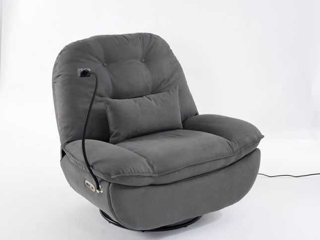 Power Recliner Swivel Glider USB Charger With tooth Music Player, Sleep, Working, Game And Leisure