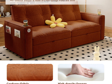 2 In 1 Convertible Sofa Bed For Living Rooms