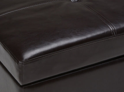 Oregon - Contemporary Storage Ottoman Bench With Tray