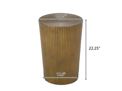 Langseth - Iron Sunburst Side Table Modern Design