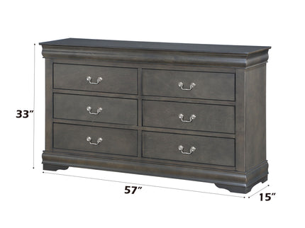 Louis Philippe - Bedroom Dresser, Sleek Design