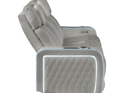 Electra - Power Reclining Set With Power Headrests, Massage And LED Lighting