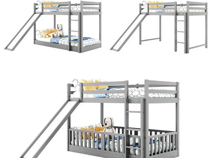 Functional Bunk Bed & Convertible Ladder And Slide