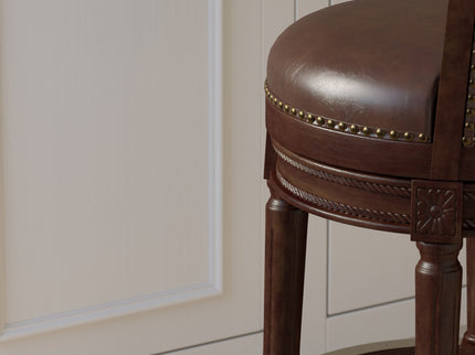Swivel Barstool With High-Back